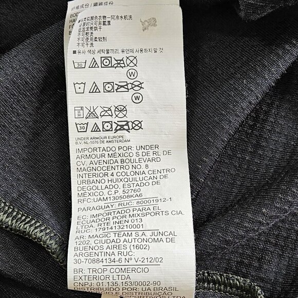 Sweatshirt Men 2XL Lot of 2 Gray Olive LS Under Armour Cold Gear Coconut Creek - Picture 13 of 15